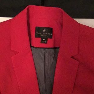 Red Blazer by Worthington Petite Large